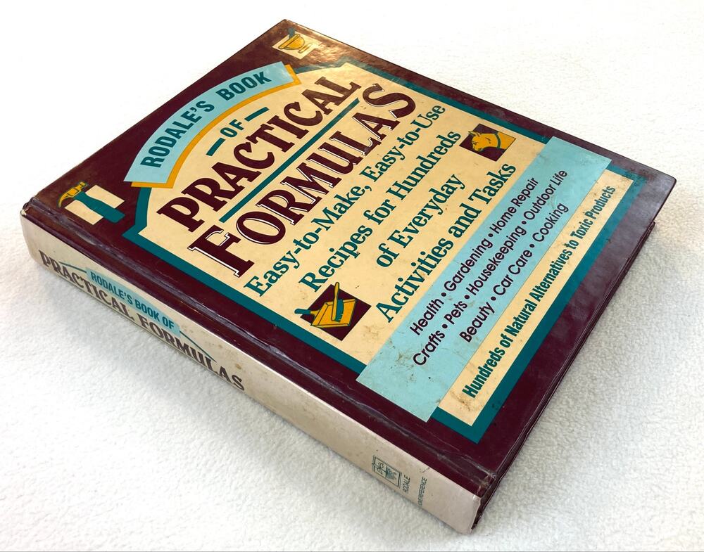 Rodale's Book of Practical Formulas DIY Home Workshop Guide ISBN 0878579796 Vtg.